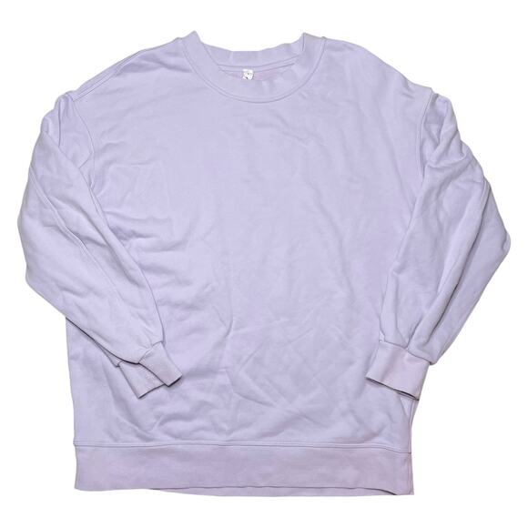 Lululemon Perfectly Oversized Crew Lavender Dew Size 6 - Picture 1 of 4